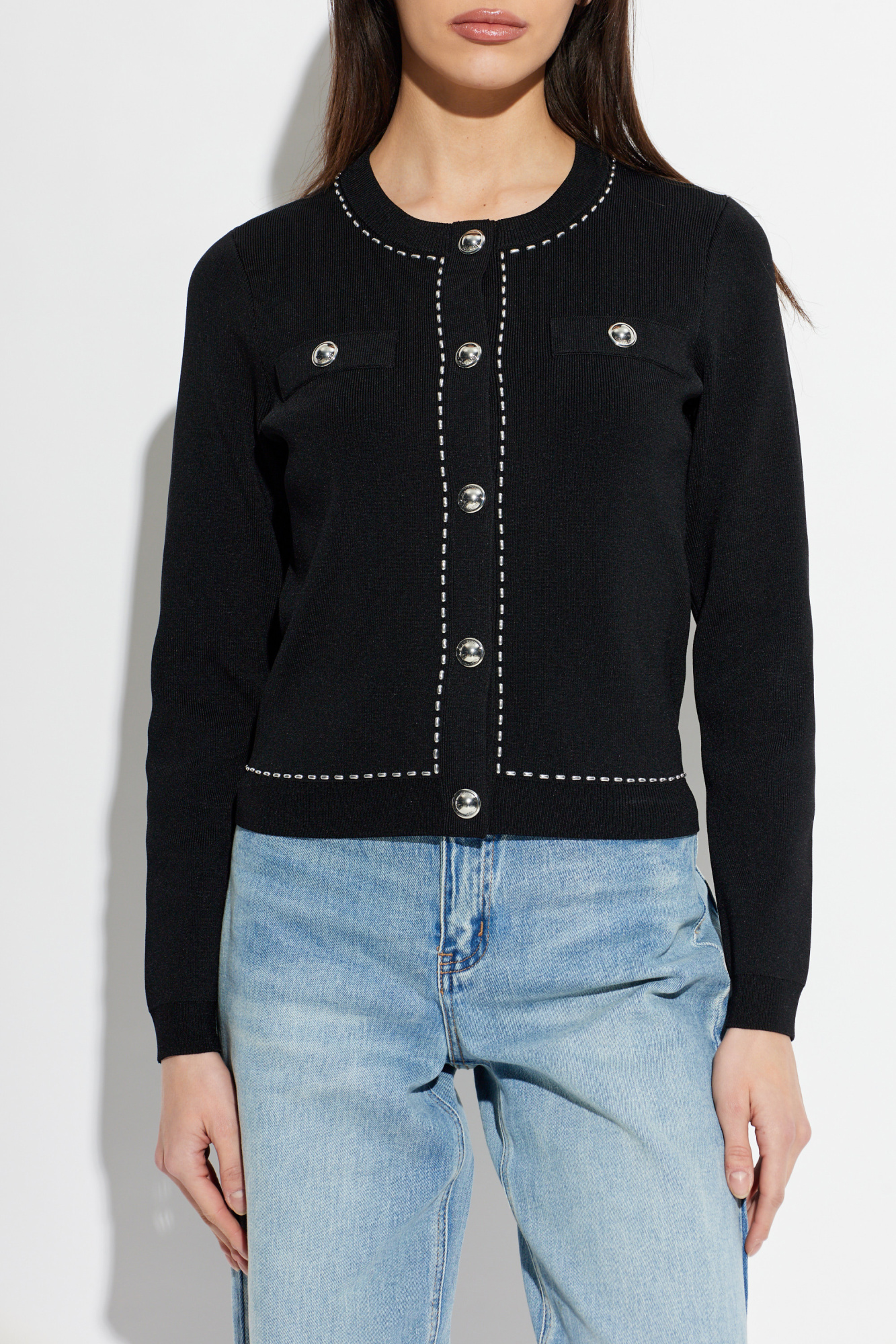 Michael Michael Kors Cardigan with decorative pockets | Women's